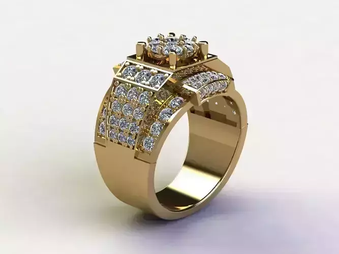 Asia Man diamond Ring R15
