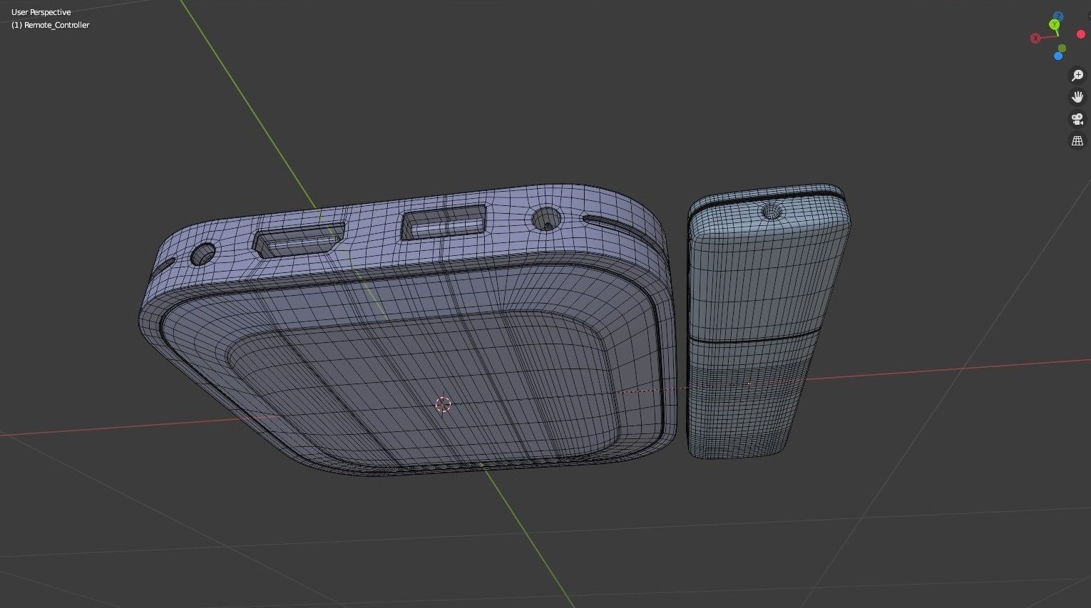 Tv Box Low-poly 3D model_5