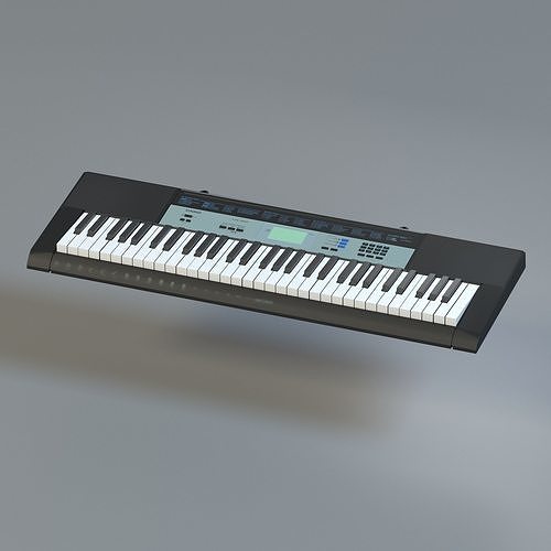 piano casio Low-poly 3D model