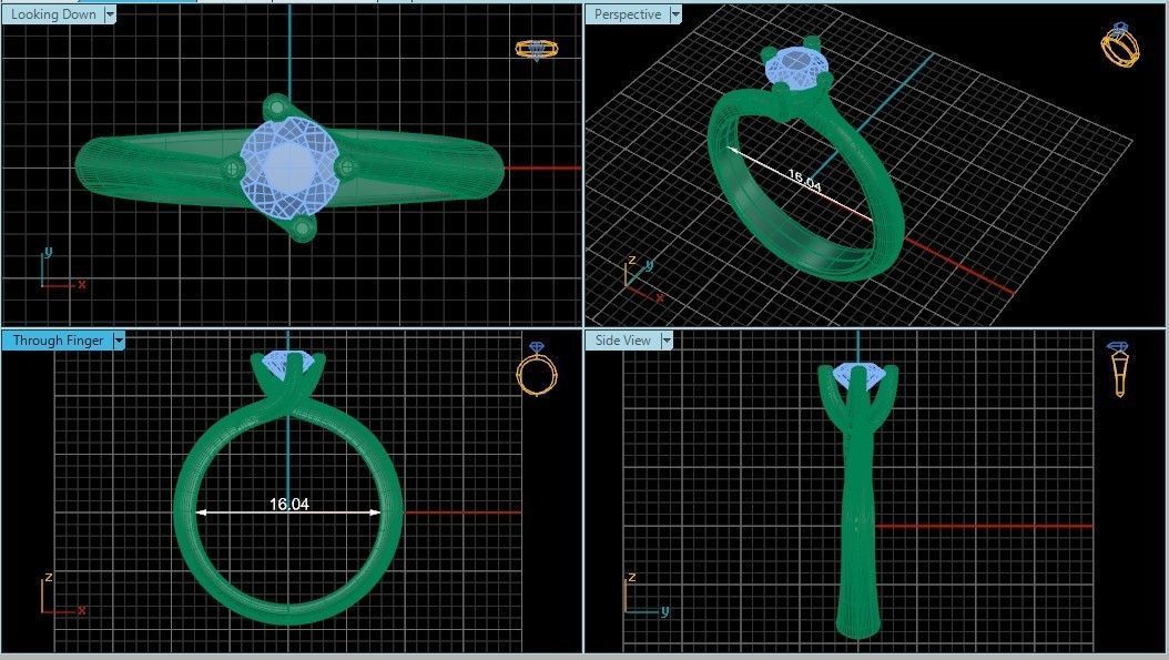 Solitaire 74 3D print model_3