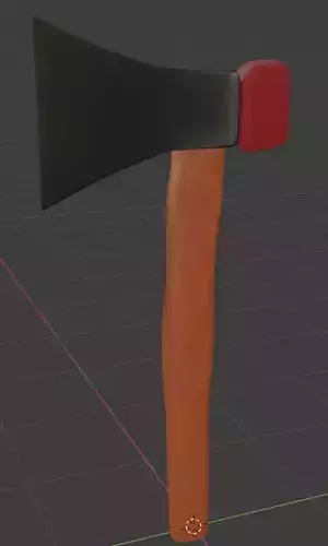 Low poly axe