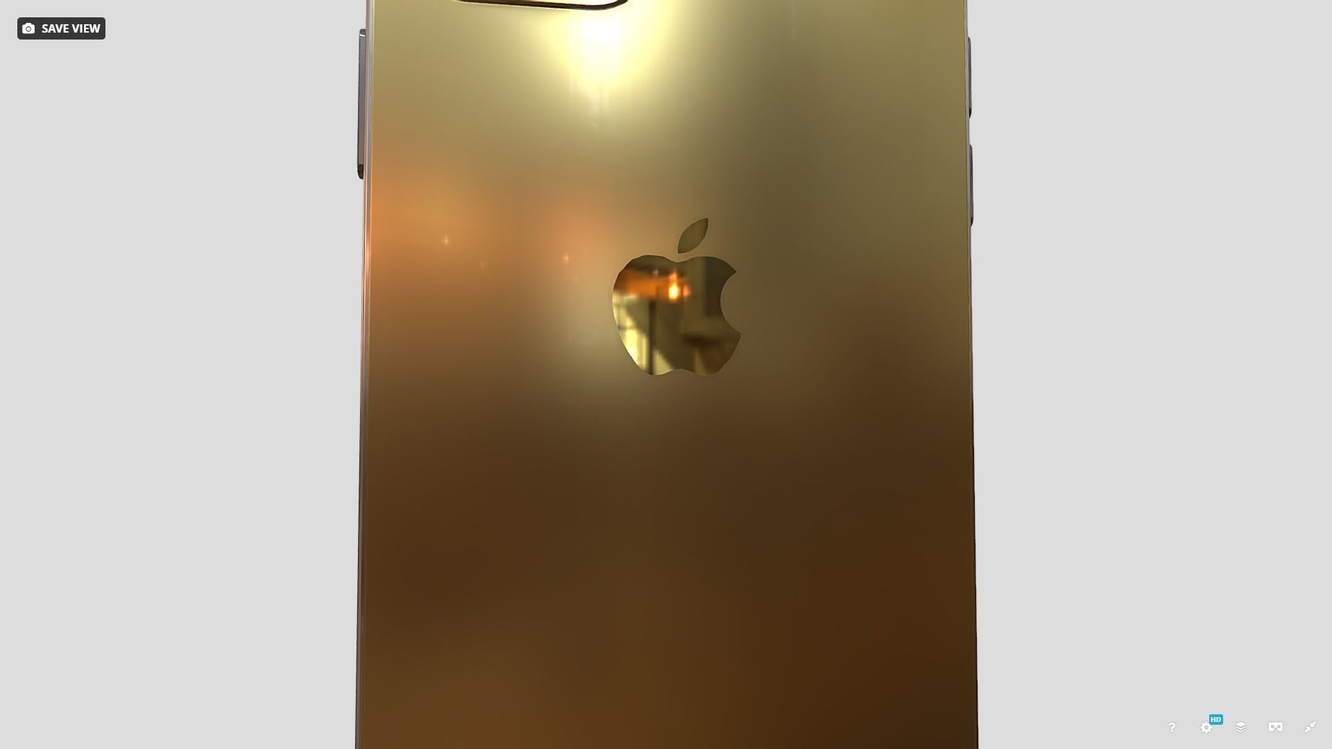 iphone 11 pro Low-poly 3D model_12