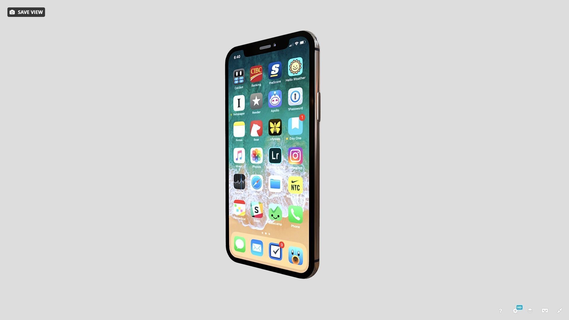 iphone 11 pro Low-poly 3D model_1