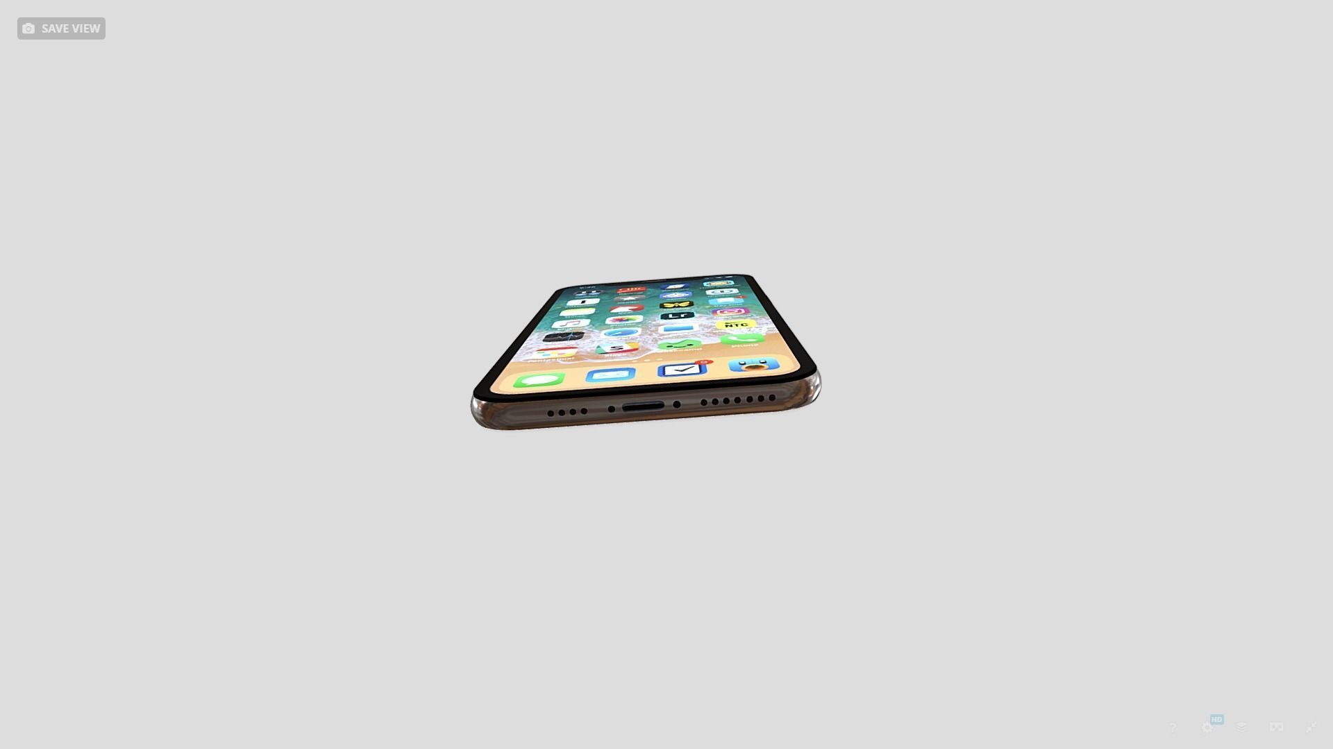 iphone 11 pro Low-poly 3D model_10