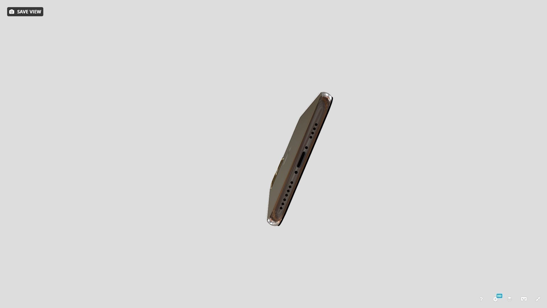 iphone 11 pro Low-poly 3D model_7