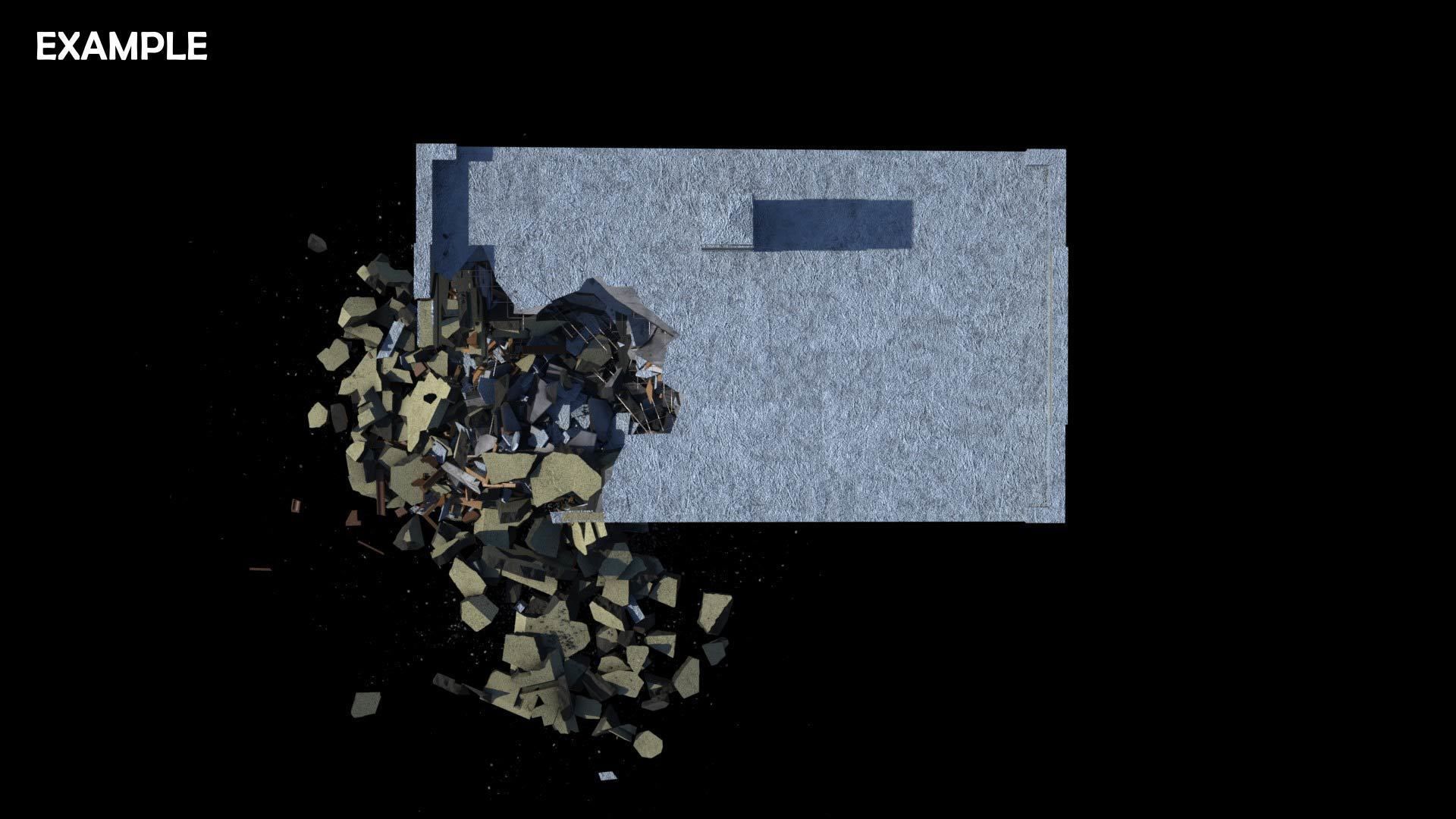 Damaged Building 3D model_6