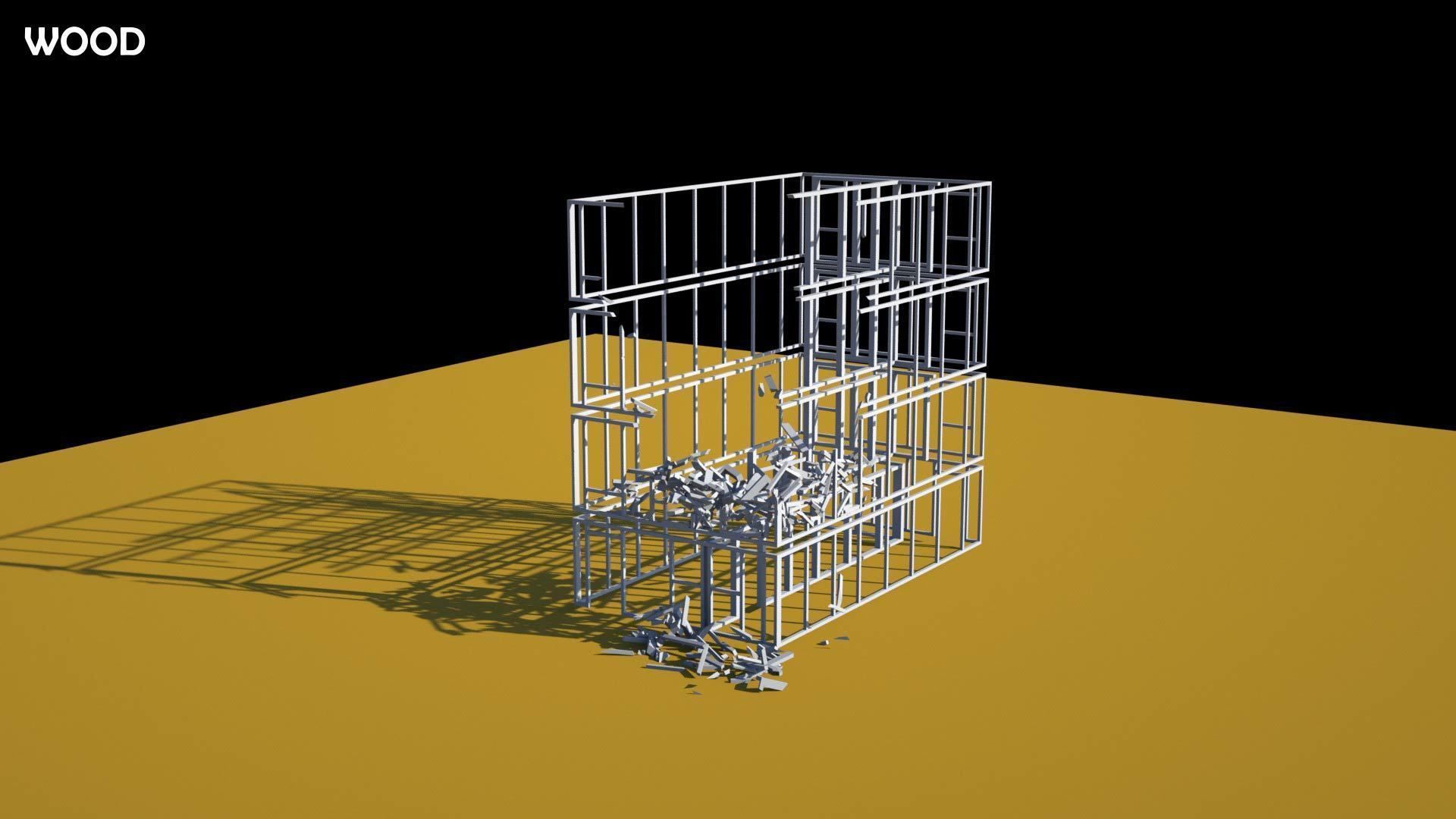 Damaged Building 3D model_26