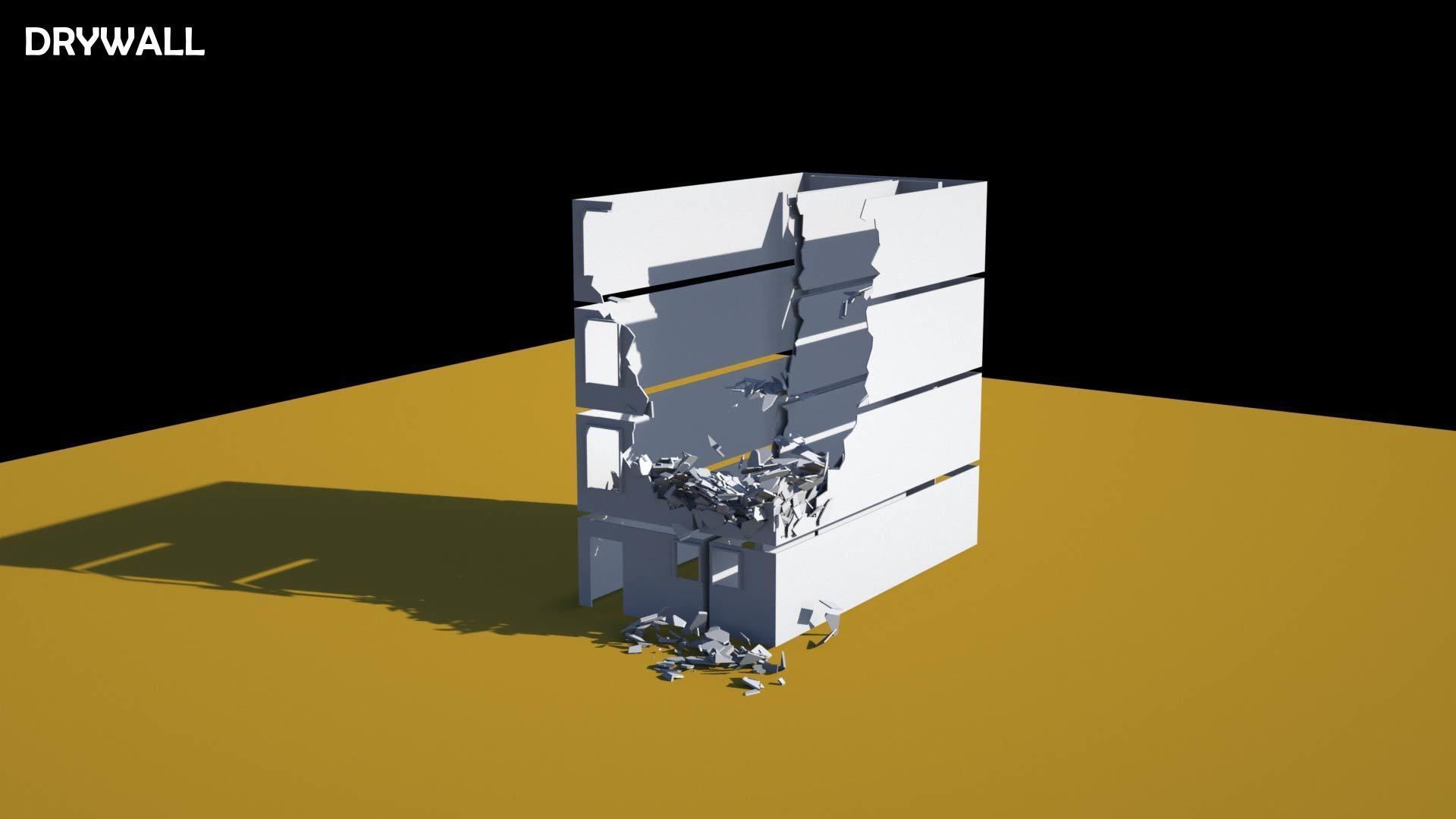 Damaged Building 3D model_18