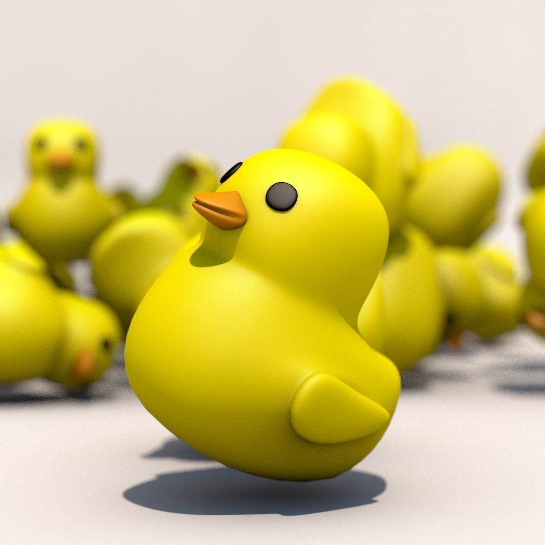 Rubber duck Free 3D model_4