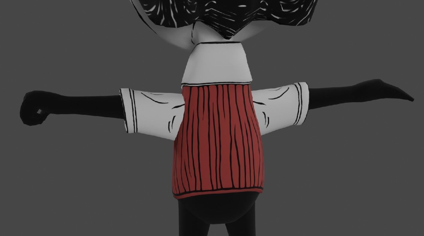 Wilson - Dont starve - 3D Game Character Free low-poly 3D model_9