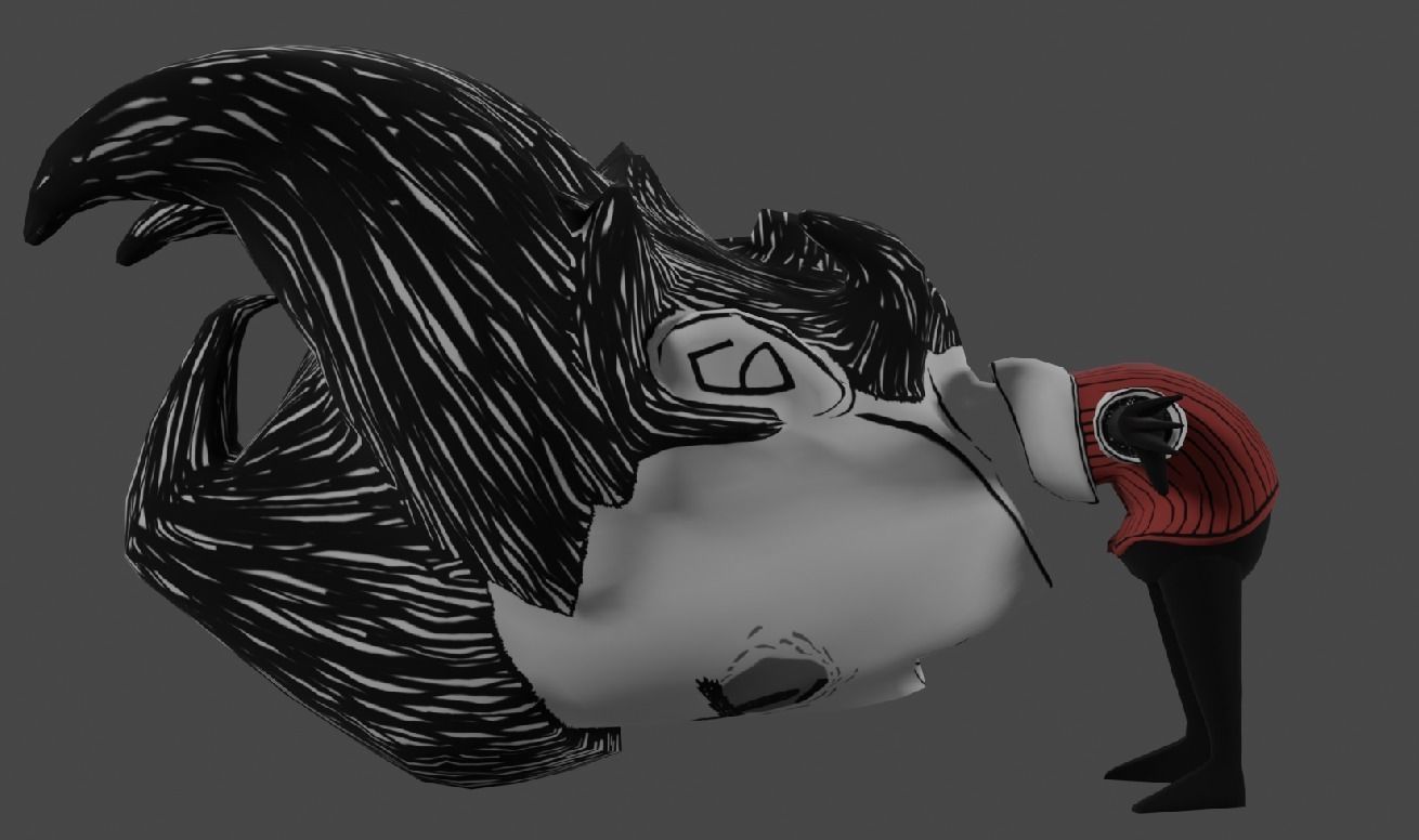 Wilson - Dont starve - 3D Game Character Free low-poly 3D model_11