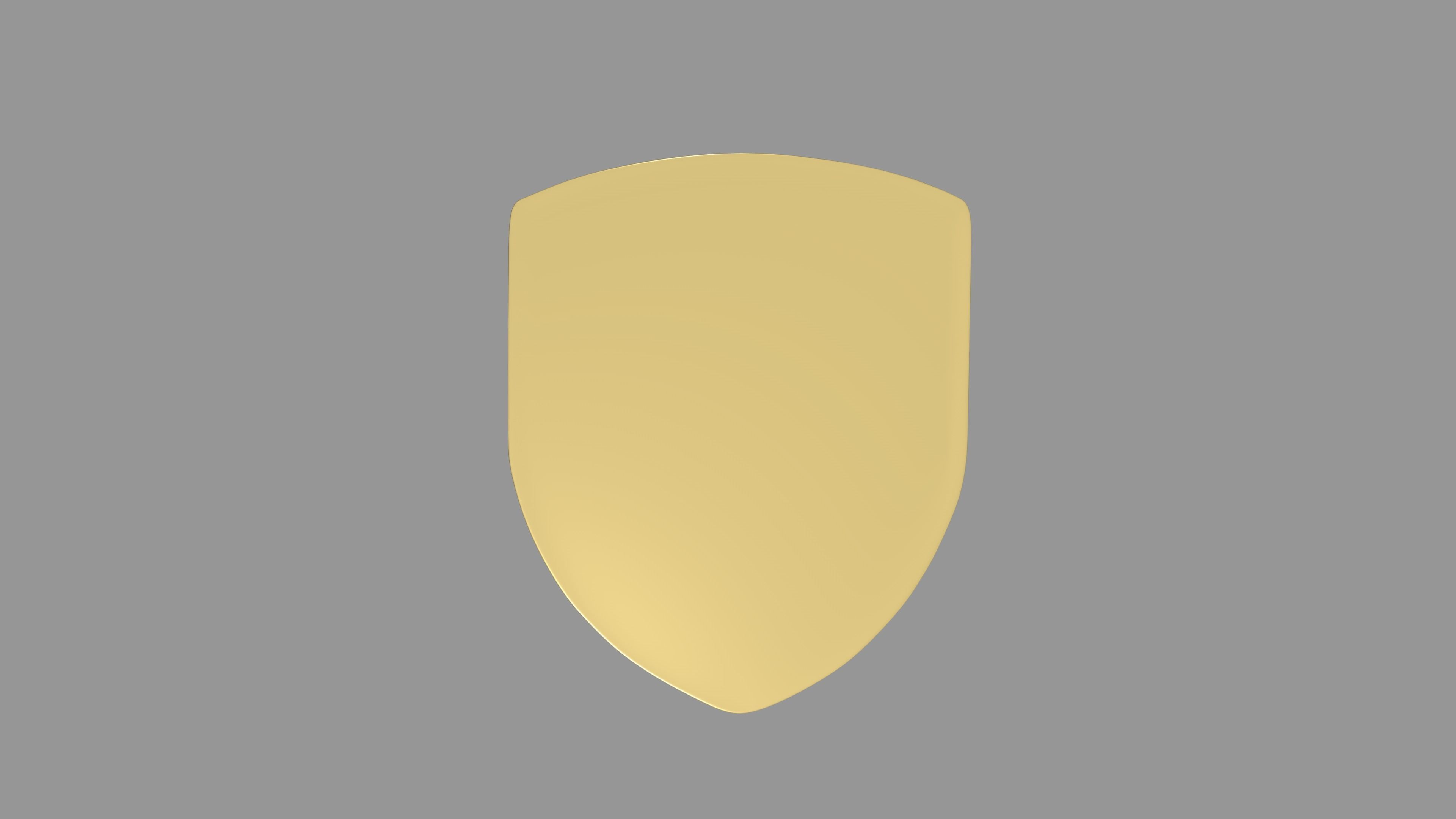 Porsche logo Low-poly 3D model_6