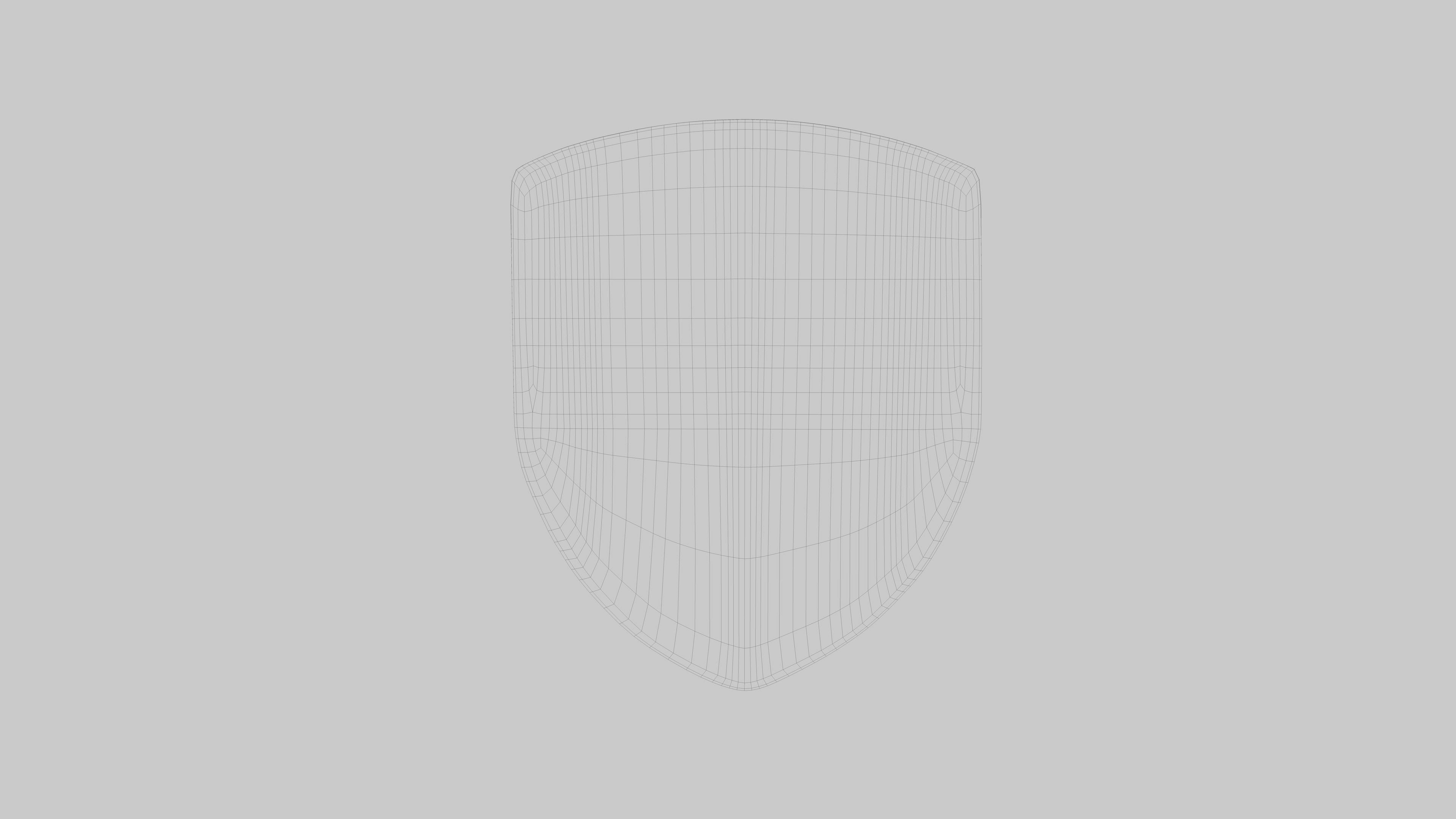 Porsche logo Low-poly 3D model_7