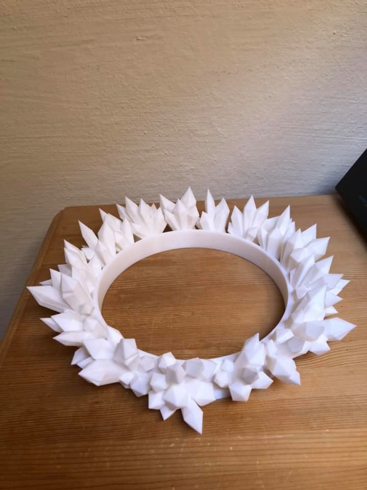 Hookah LED Board Crystal Design 3D print model_1