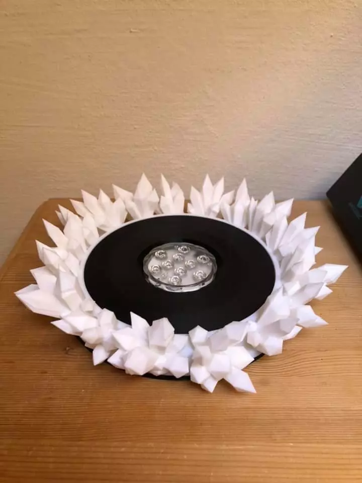 Hookah LED Board Crystal Design 3D print model_0