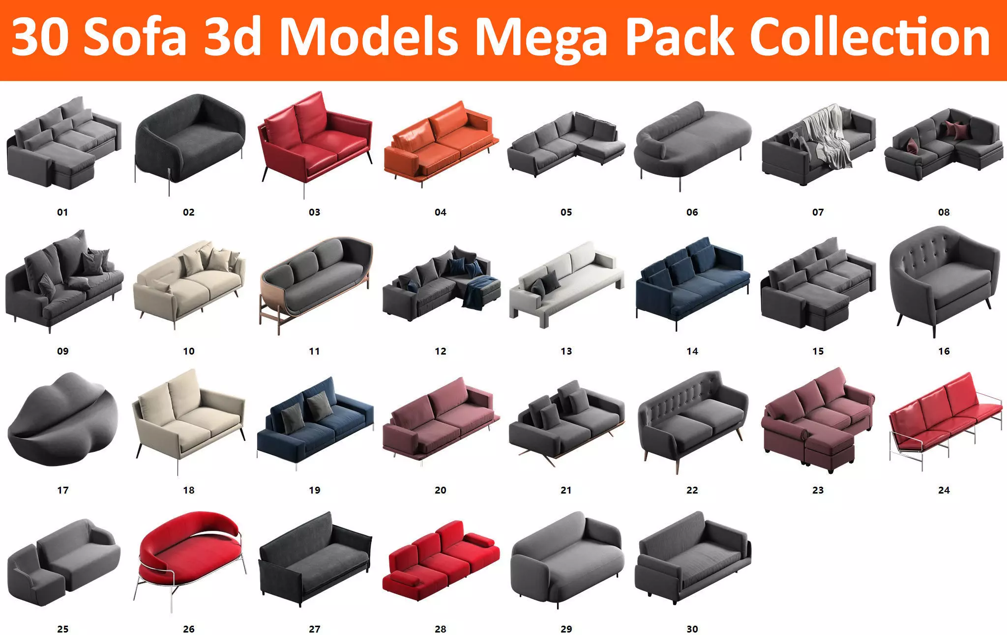 30 Sofa Mega Pack Collection _0