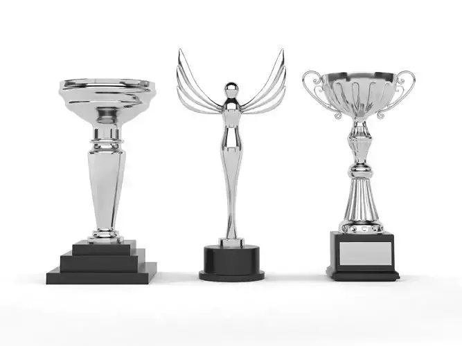 Cups Trophy 3D model