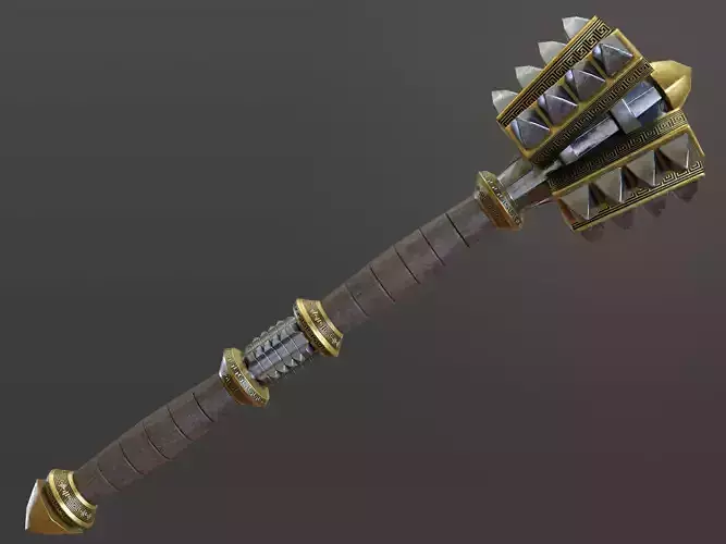 Mace Game Ready golden sword