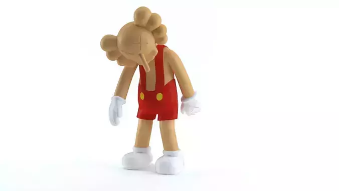Kaws Pinocchio 3D model