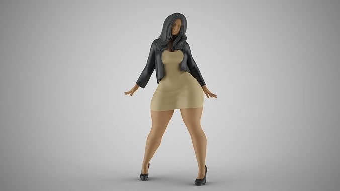 Woman in the Mirror 5 3D print model