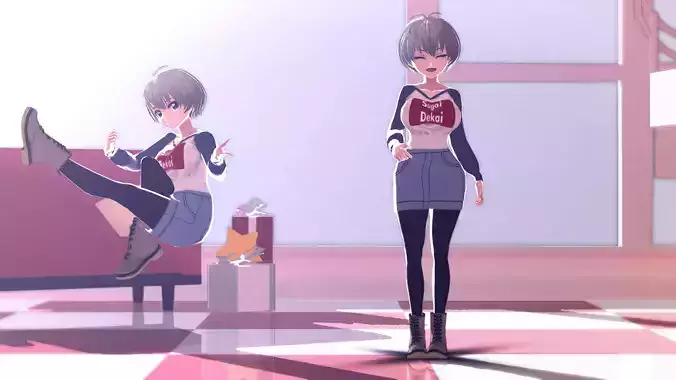 Uzaki chan MMD model