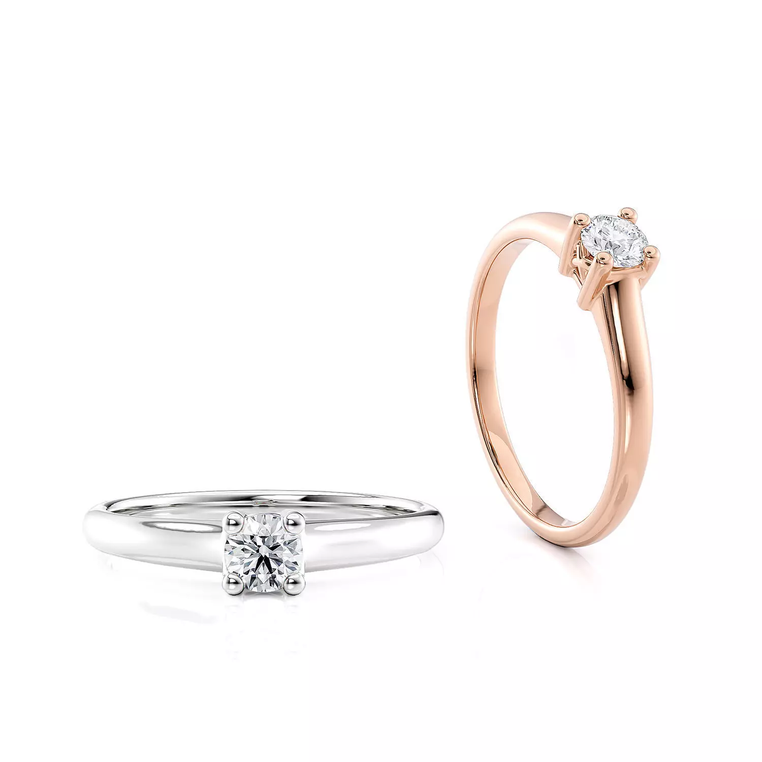 Engagement X ring printable model 3D print model