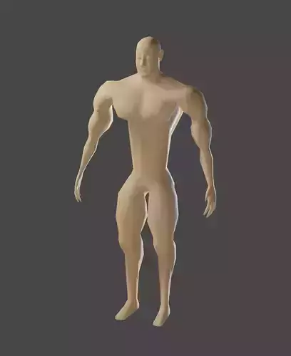 1322 poly male bodybuilder