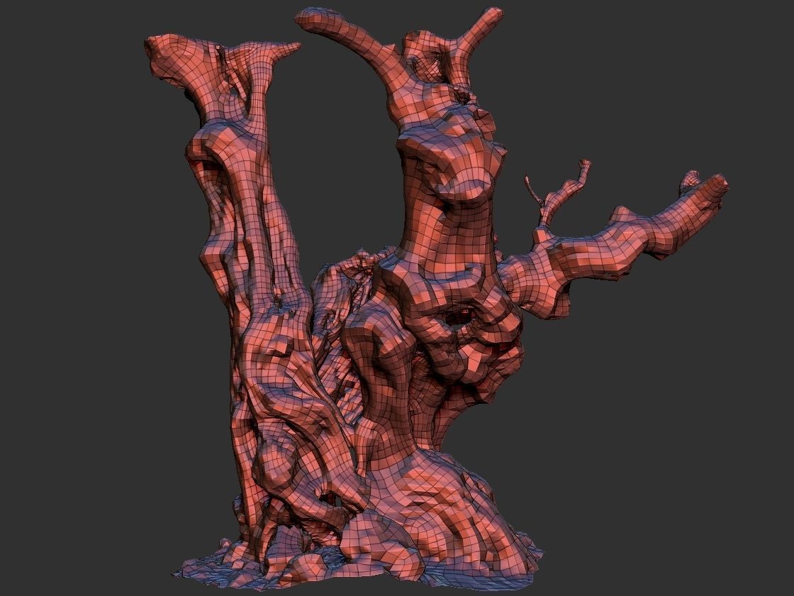 Old Forest HD Low-poly 3D model_15