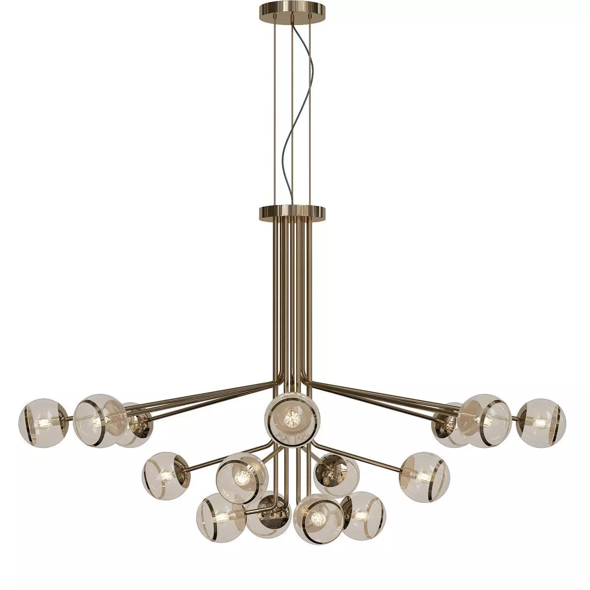 Jetclass Bubbles Pendant OBB413 Low-poly 3D model_0