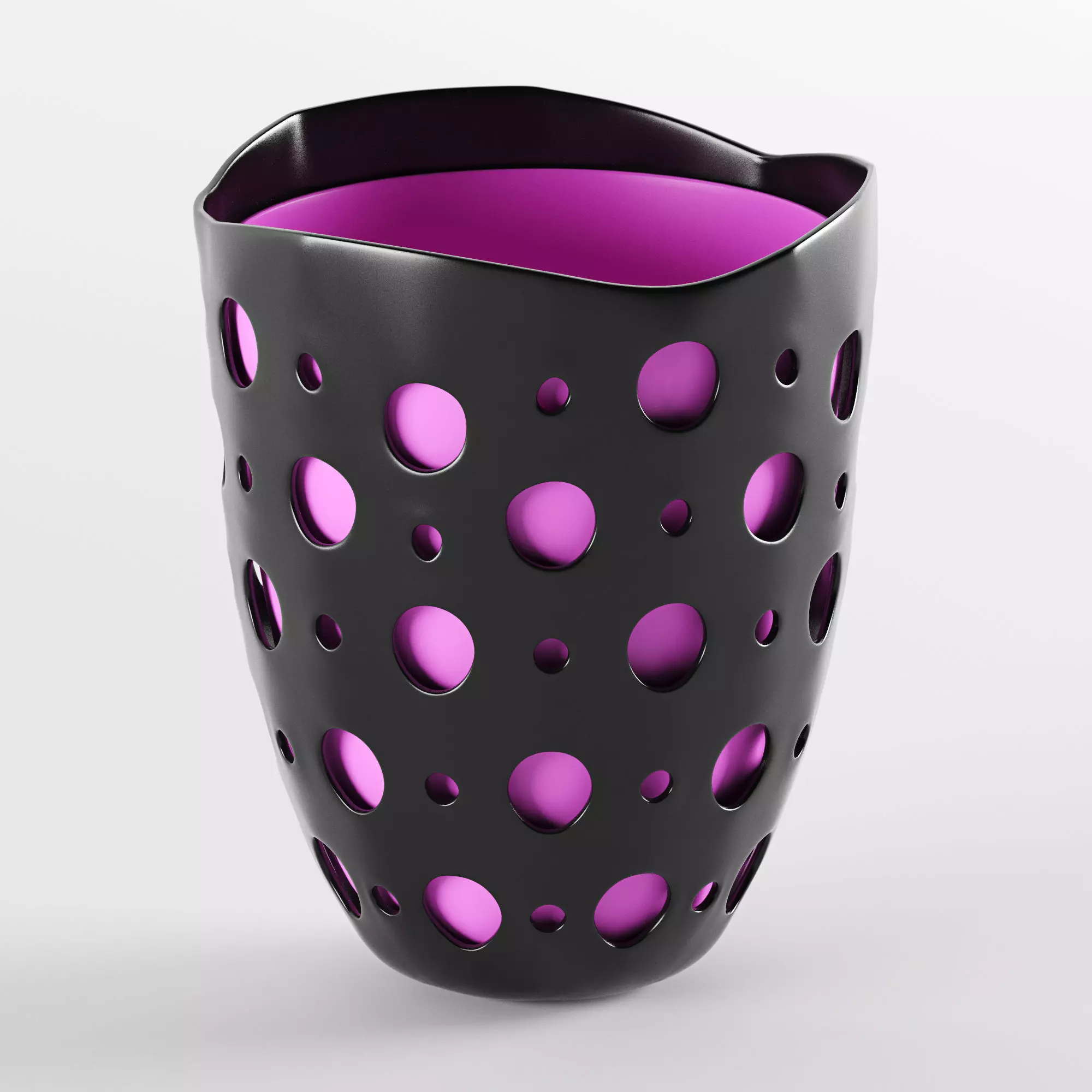 Cute Trash bin Free 3D model