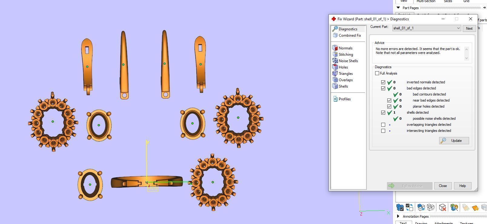 Ring and Earrings 131 3D print model_7