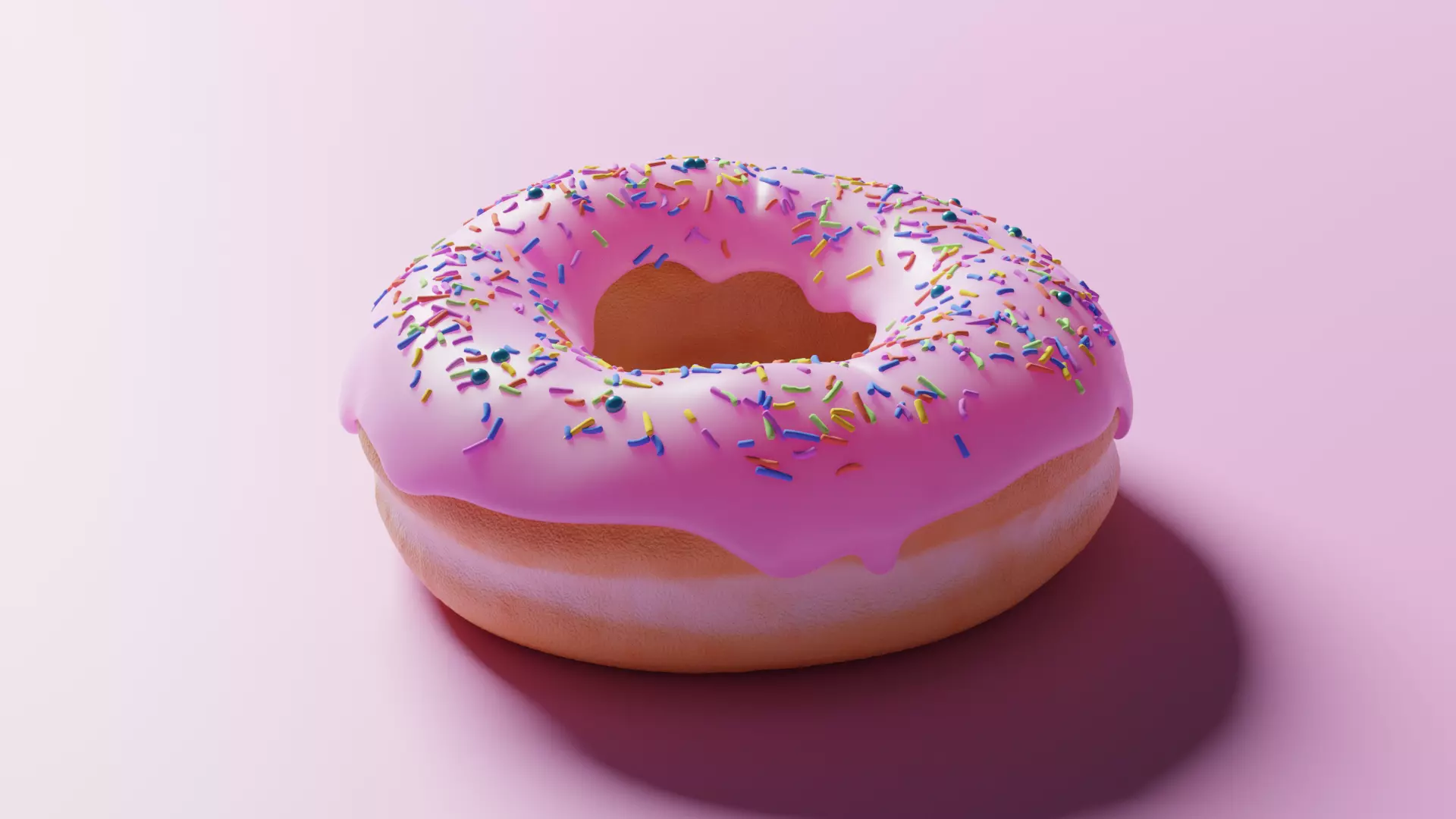 Donut 3D model_0
