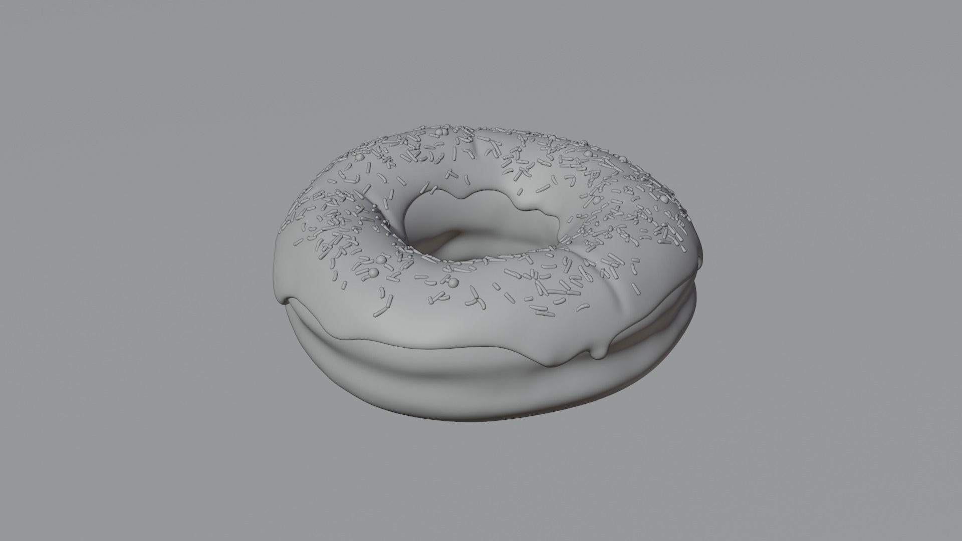Donut 3D model_3