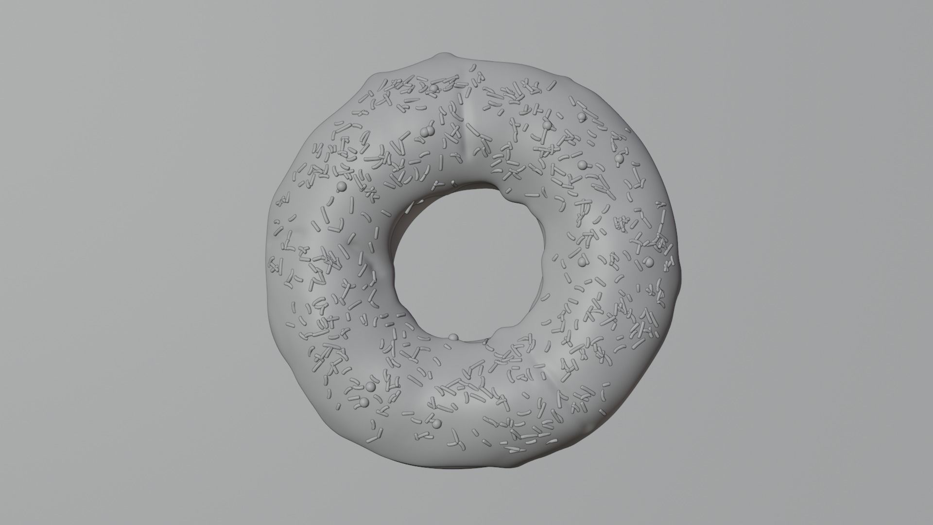 Donut 3D model_4