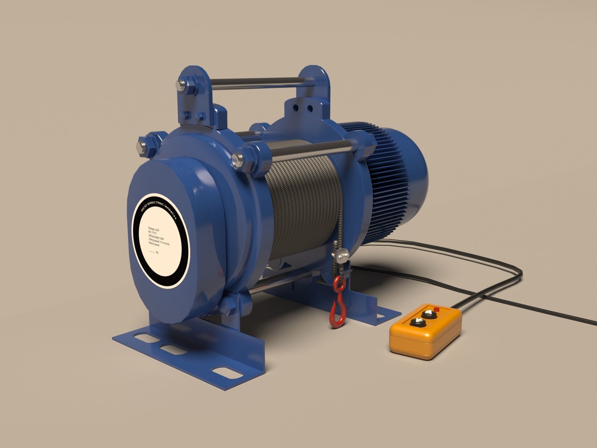 winch   3D model_0