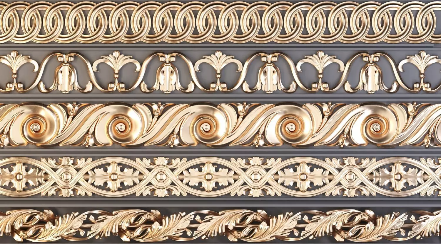 5 Ornament trim 03 3D model 3D model