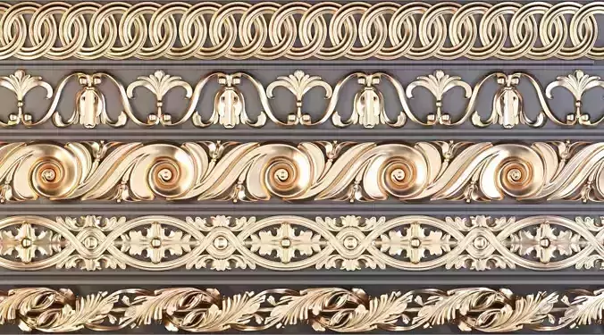 5 Ornament trim 03 3D model