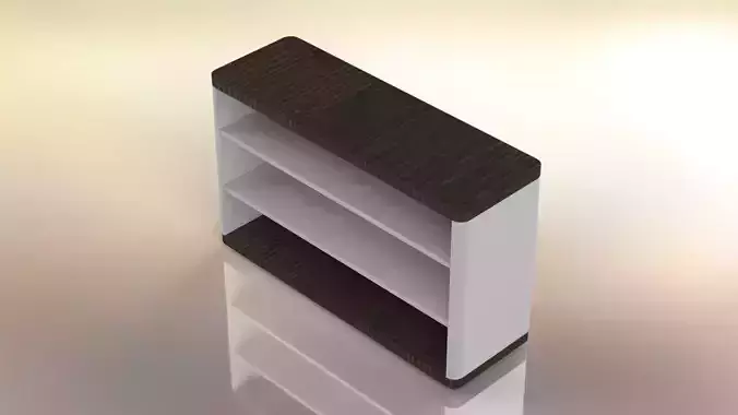 Cabinet 3D model wooden box