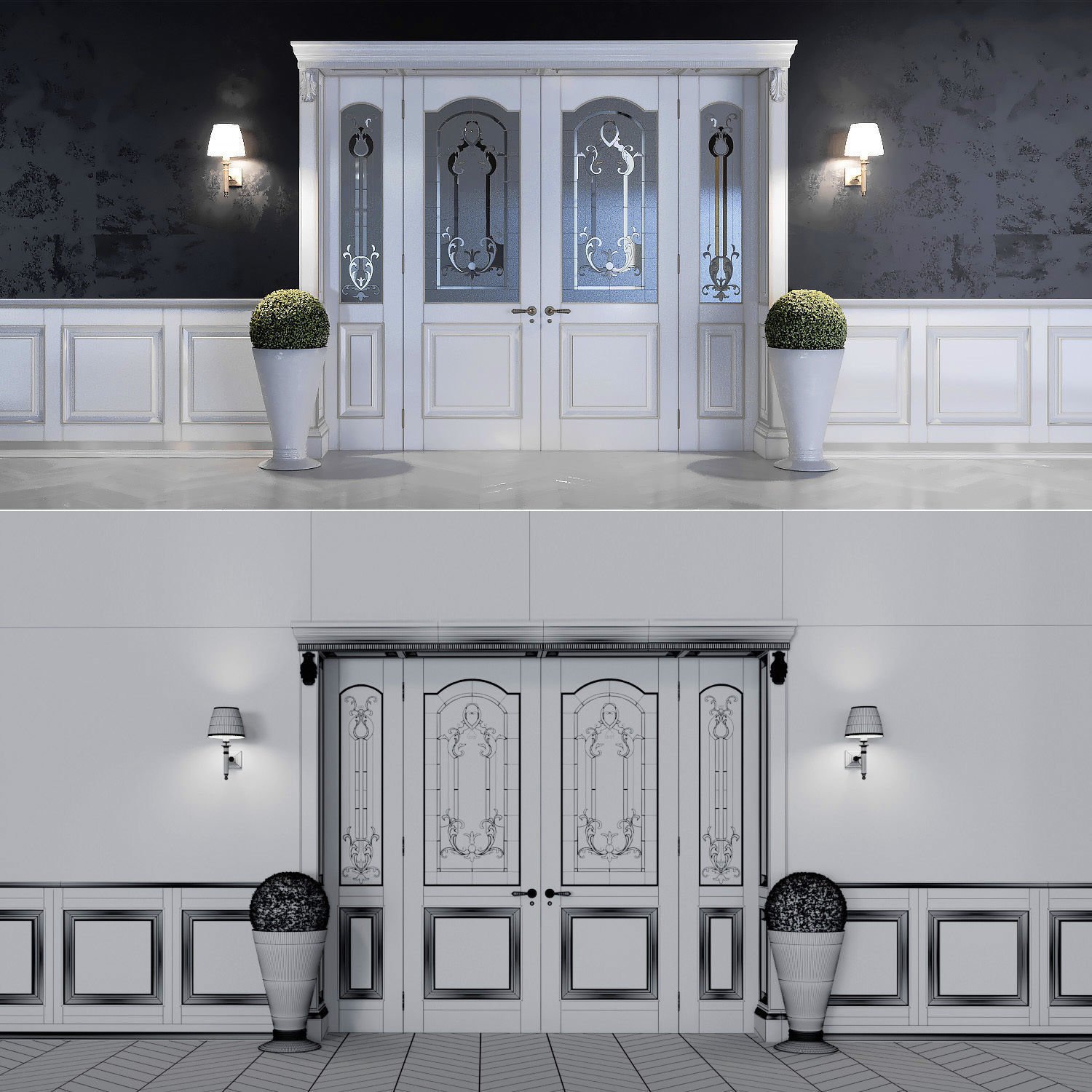 Doors Classic 007 3D model_1