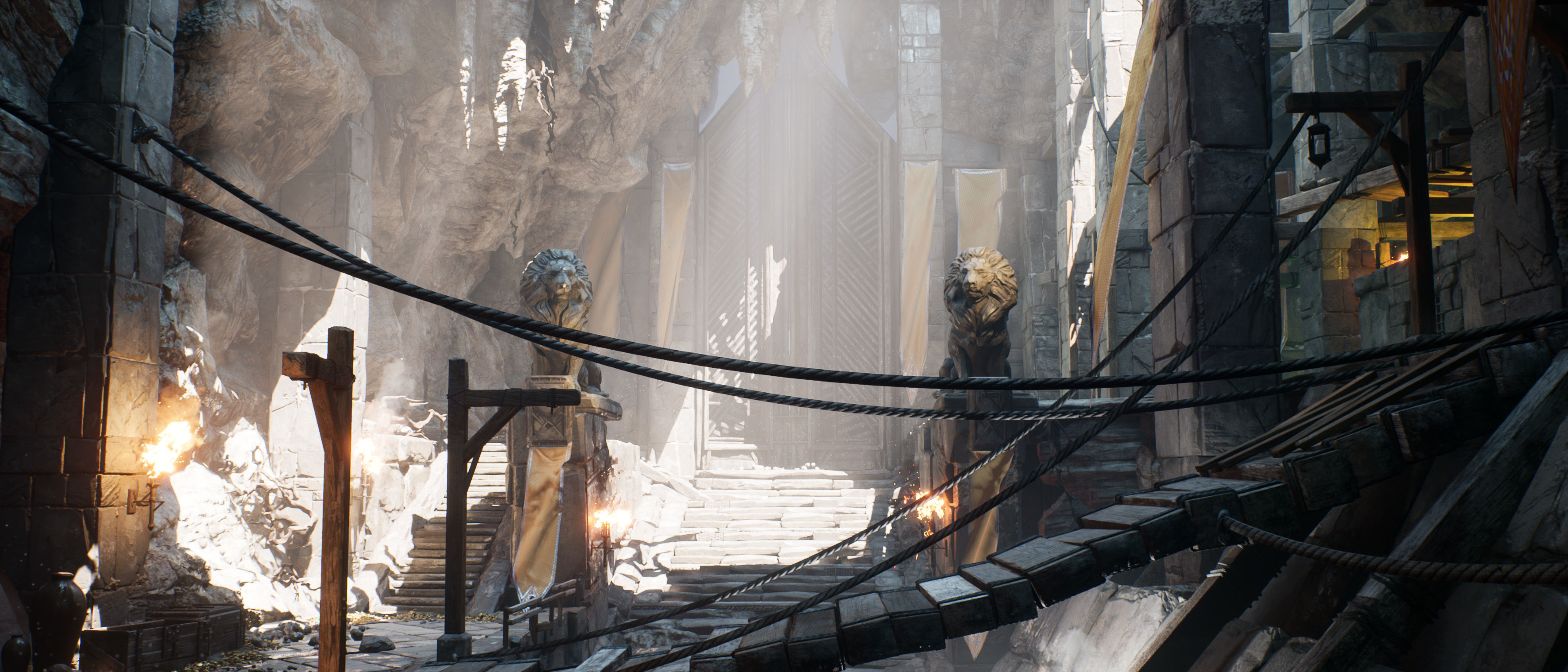 Fantasy Dungeon Environment Kitbash Set Low-poly 3D model_2