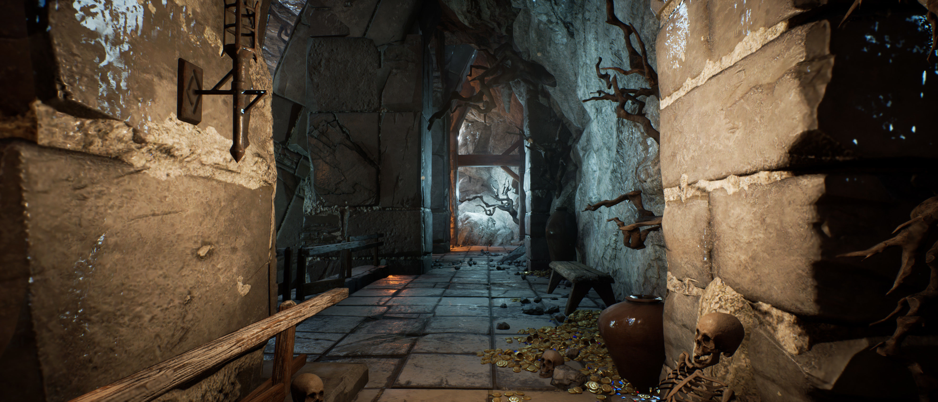 Fantasy Dungeon Environment Kitbash Set Low-poly 3D model_8