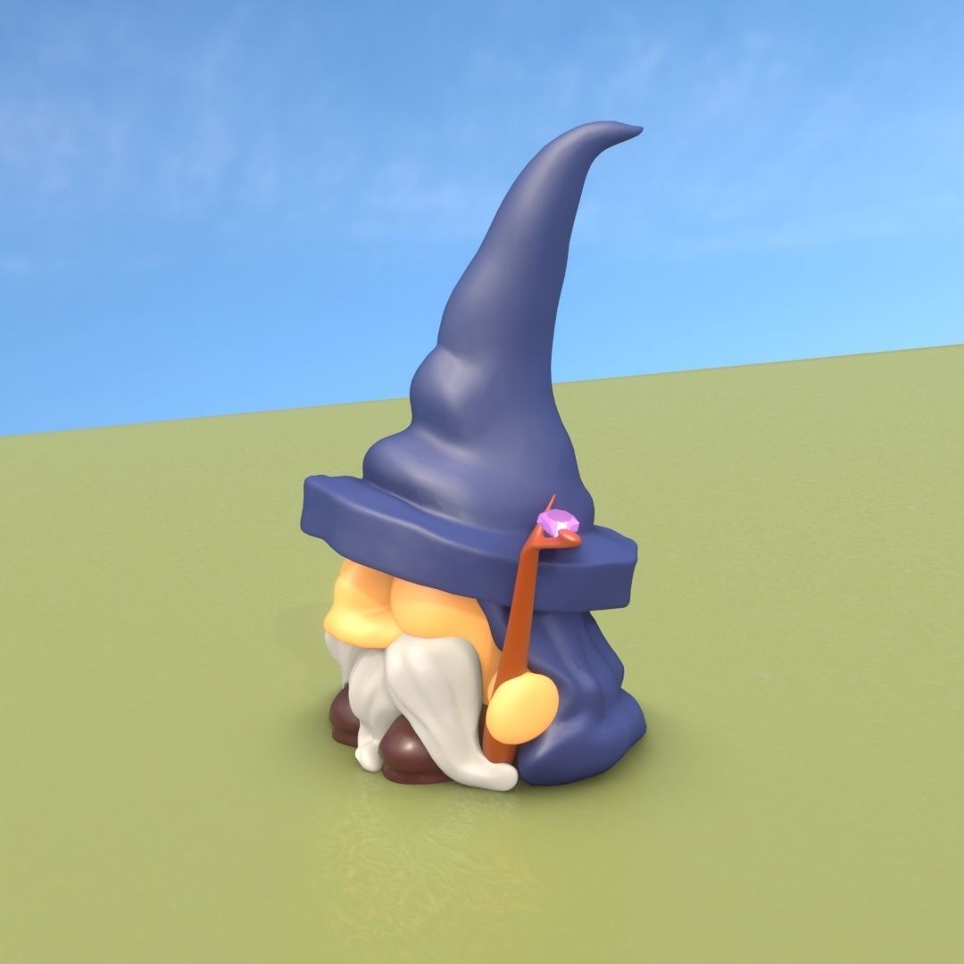 Fantasy Group - Funny Team with Funny House Low-poly 3D model_13