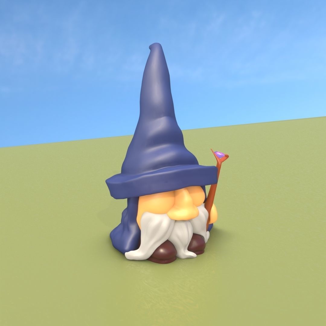 Fantasy Group - Funny Team with Funny House Low-poly 3D model_12