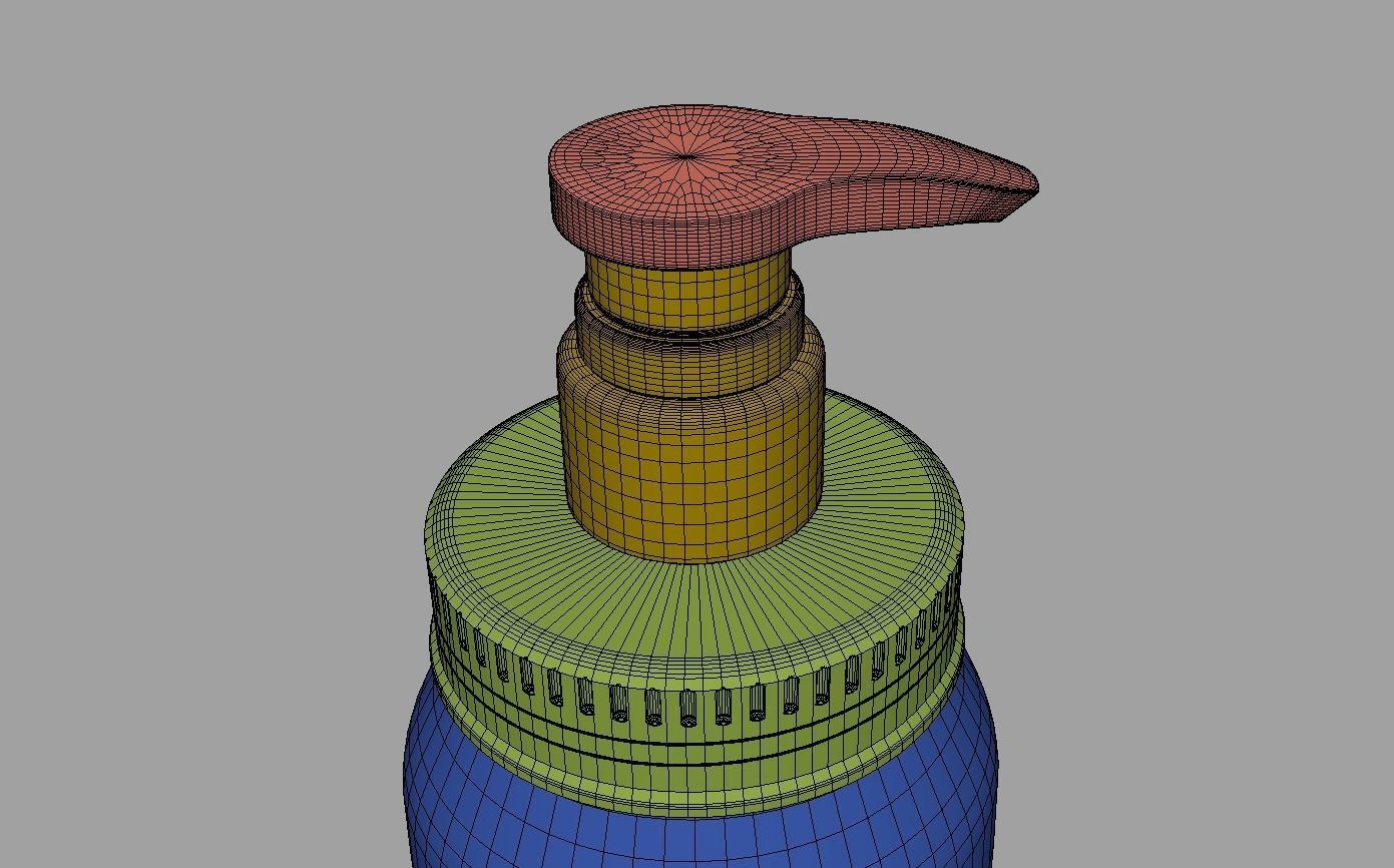 Soap Dispenser Bottle 3D model_7