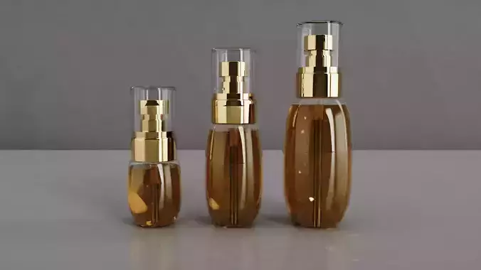 Lotion Pump Bottles 3D model