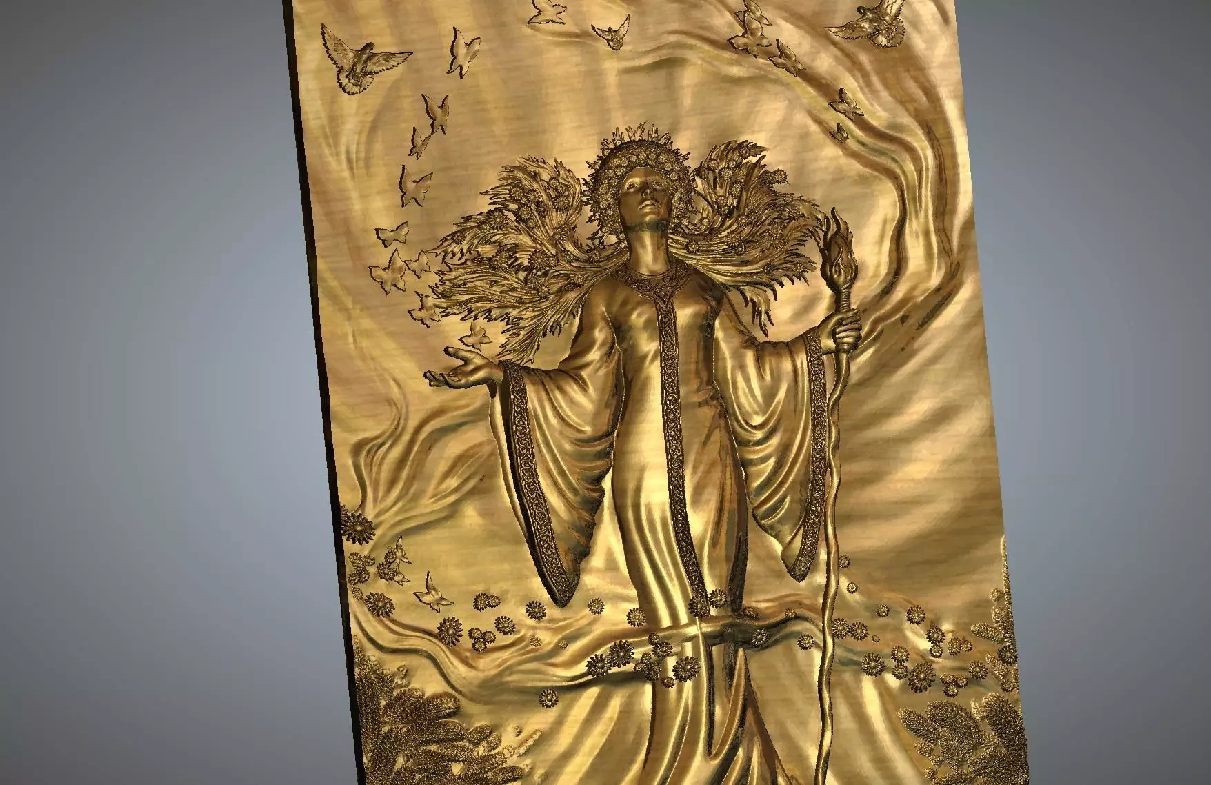 Lady magic 3D print model_0