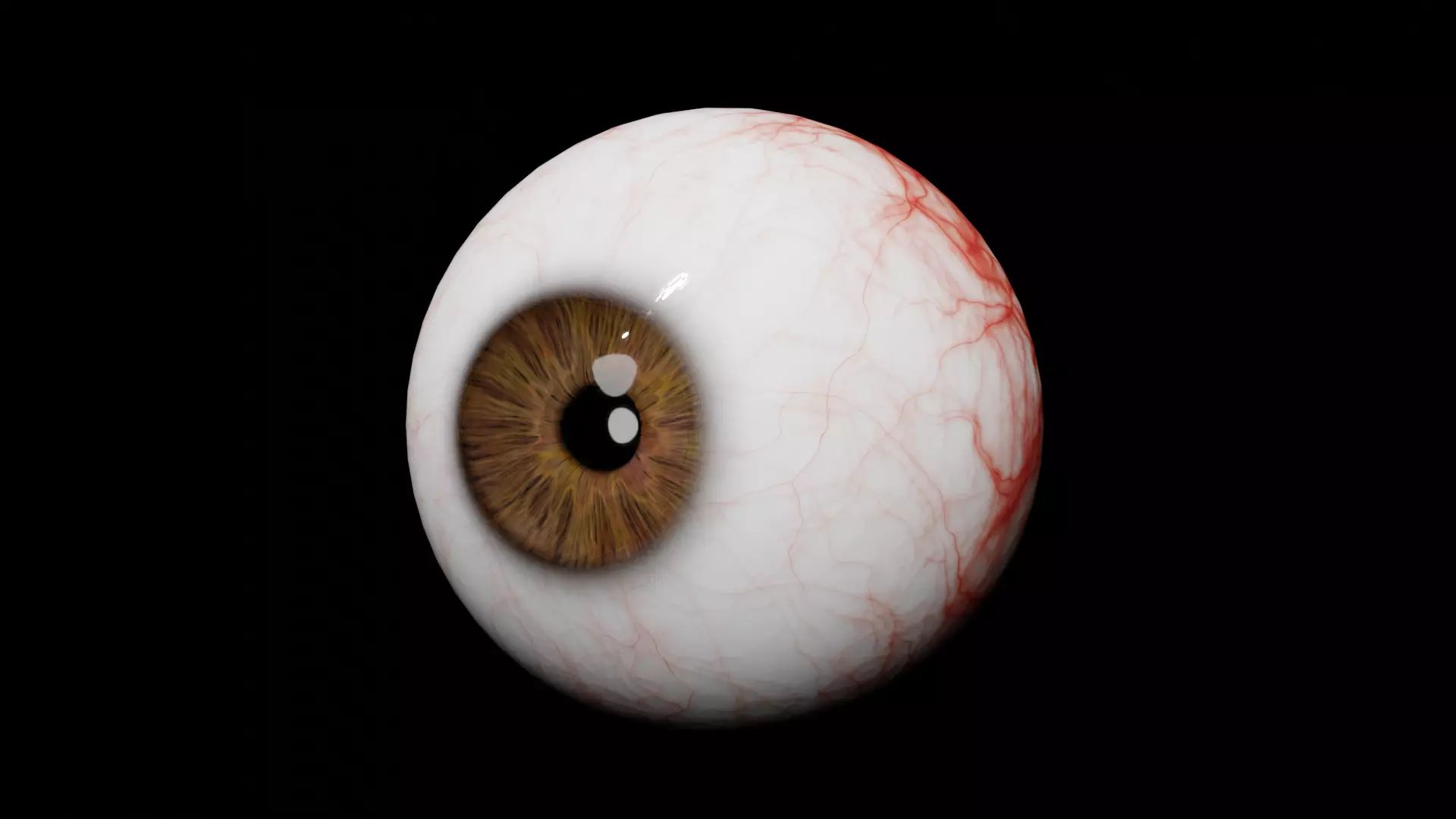 Rigged Eyes Free 3D model