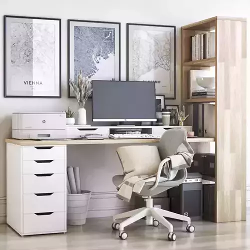 Office workplace 41 3D model Office workplace 41 3D model