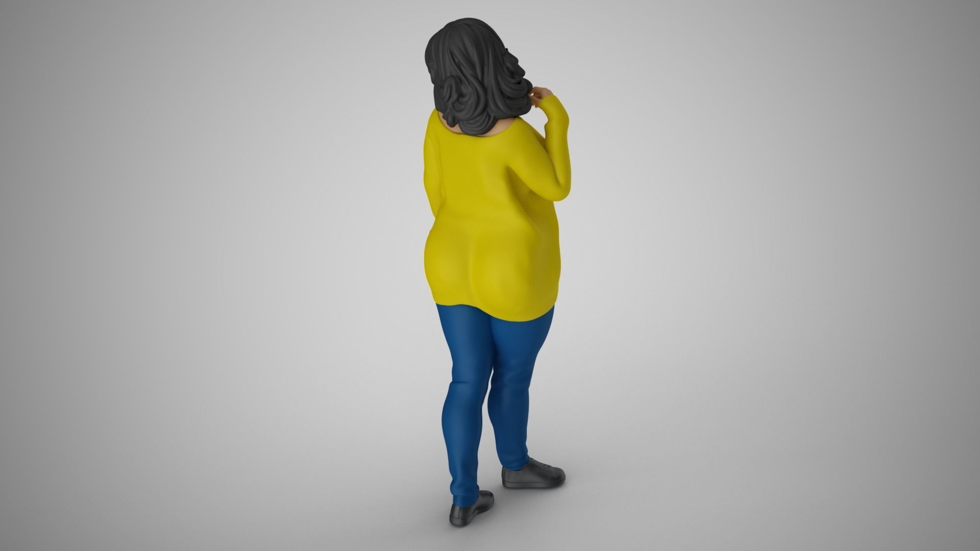 Woman in the Mirror 6 3D print model_8