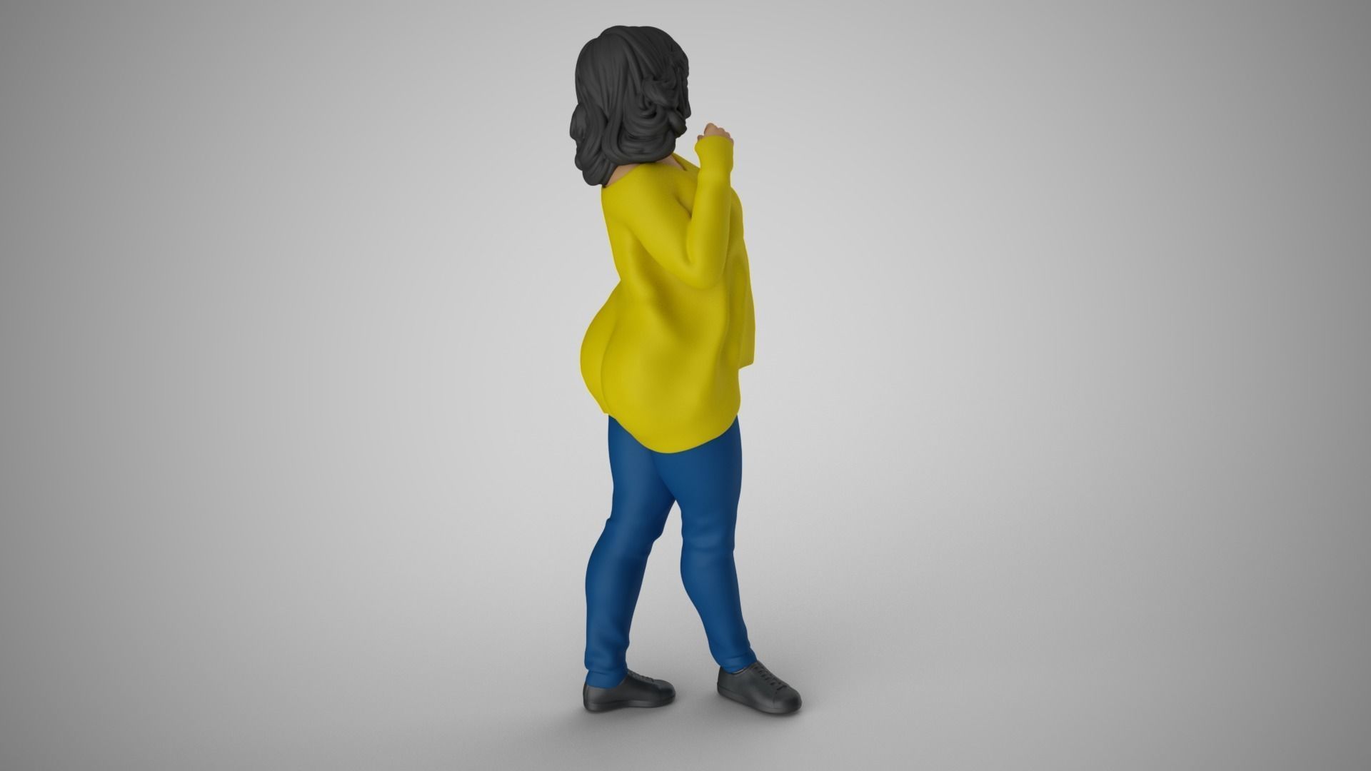 Woman in the Mirror 6 3D print model_7